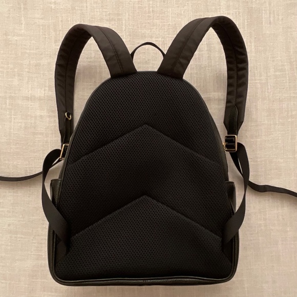 Coach 5666 Medium Court Backpack Black Pebble Leather - Picture 7 of 16